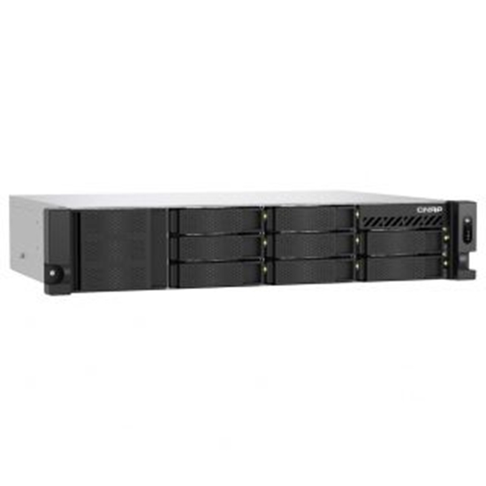Picture of QNAP TS-855EU-8G NAS/storage server SAN Rack (2U) Ethernet LAN Black C5125