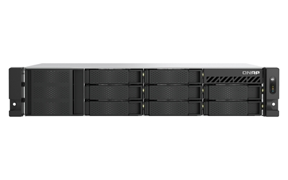 Attēls no QNAP TS-855EU-8G NAS/storage server SAN Rack (2U) Ethernet LAN Black C5125