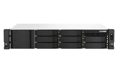Picture of QNAP TS-864EU-RP-8G NAS/storage server Rack (2U) Ethernet LAN Black