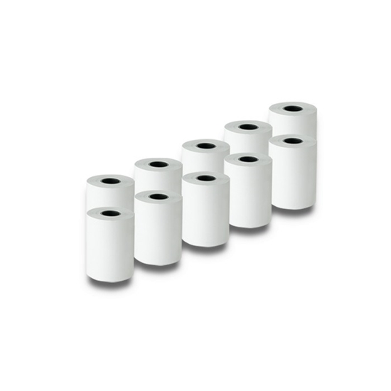 Изображение Qoltec 51899 Thermal roll 57 x 16 | 55g / m2 | 10 pcs. | BPA free