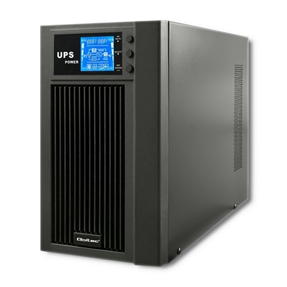 Attēls no Zasilacz awaryjny UPS, on-line, czysta fala sinusoidalna, 3KVA, 2.4W, LCD, USB