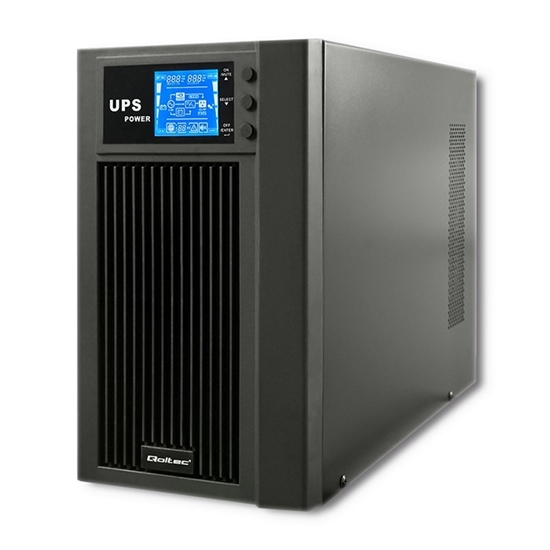 Picture of Zasilacz awaryjny UPS, on-line, czysta fala sinusoidalna, 3KVA, 2.4W, LCD, USB