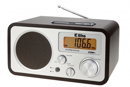 Picture of Radio KORMORAN FM/LW USB Brązowe