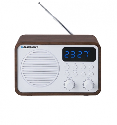 Attēls no Radio przenośne FM PLL  Bluetooth SD/USB/AUX/Zegar/Alarm z akumulatorem