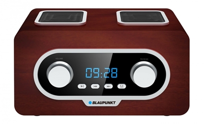 Изображение Radio przenośne FM PLL  SD/USB/AUX z akumulatorem i zegarkiem