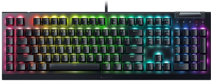 Изображение Razer | Black | Mechanical Gaming Keyboard | BlackWidow V4 X | Mechanical Gaming Keyboard | Wired | US | N/A g | Green Mechanical Switches (Clicky)