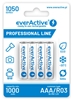 Изображение Rechargeable batteries everActive Ni-MH R03 AAA 1050 mAh Professional Line