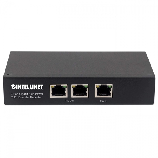 Picture of Intellinet 561266 tīkla pārslēgs Nepārvaldīts Gigabit Ethernet (10/100/1000) Power over Ethernet (PoE) Melns