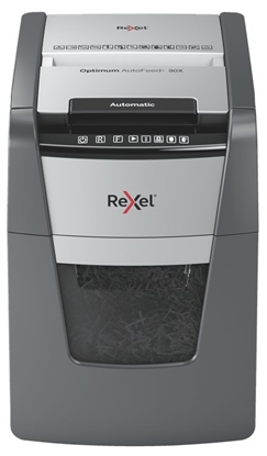 Изображение Rexel AutoFeed+ 90X paper shredder Cross shredding 55 dB Black, Grey