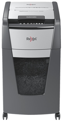 Attēls no Rexel Optimum AutoFeed+ 225X paper shredder Cross shredding 55 dB 23 cm Black, Grey