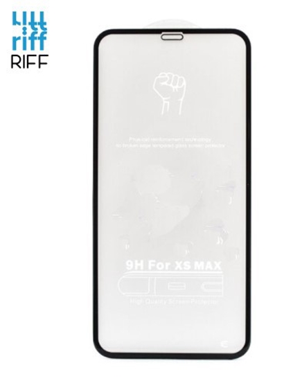 Изображение Riff 5D 0.3mm Aizsargstikls priekš Apple iPhone 16e / iPhone 14 / iPhone 13 / iPhone 13 Pro Black
