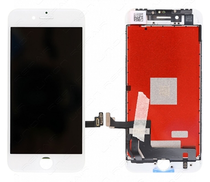 Изображение Riff Analogs LCD Displejs + Skarienjūtīgais ekrāna elements priekš iPhone 8 / SE 2020 / SE 2022 modulis A+ kvalitāte Balts