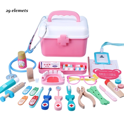 Attēls no Riff Bērnu Doktora čemodāns ar 29 elementiem (22x15.5x17cm)