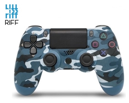 Picture of Riff DualShock 4 v2 Bezvadu Spēļu Kontrolieris priekš PlayStation PS4 / PS TV / PS Now Blue camouflage