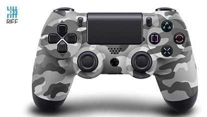 Picture of Riff DualShock 4 v2 Bezvadu Spēļu Kontrolieris priekš PlayStation PS4 / PS TV / PS Now Grey camouflage