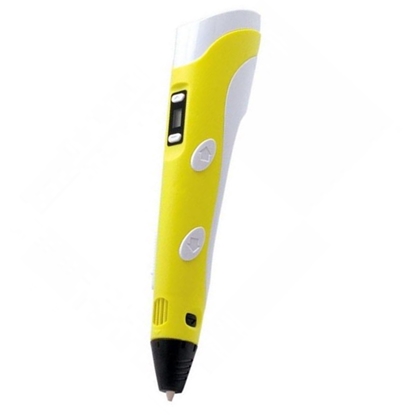 Picture of Riff Fantasy 3D drukas pildspalva ar LCD priekš bērniem ar 1.75mm ABS/PLA materiāla diegu/ AC Strāvas pieslēgums/ Dzeltena