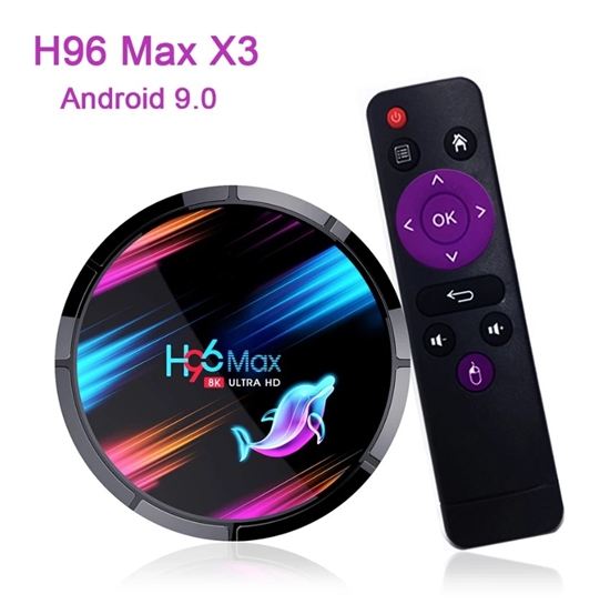 Picture of RIFF H96 MAX X3 Smart TV kaste Amlogic S905X3 4Gb + 128Gb 