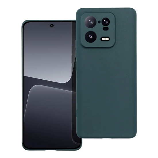 Изображение Riff Matt sērijas silikona maks priekš Xiaomi 13 Lite Dark Green
