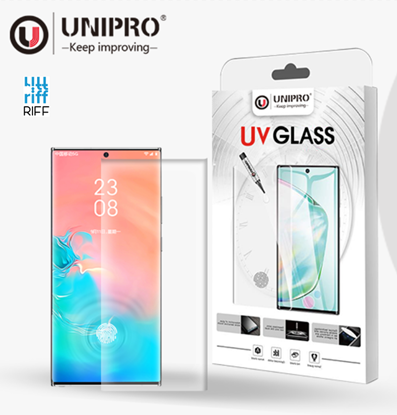 Изображение Riff Pilnas Virsmas Aizsargstiks + UV Lampa + Nano Līme priekš Huawei P30 Pro