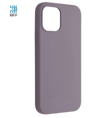 Изображение Riff Plans & Miksts silikona aizmugures maks ar mikstu iekspusi prieks iPhone 13 Lavender Grey