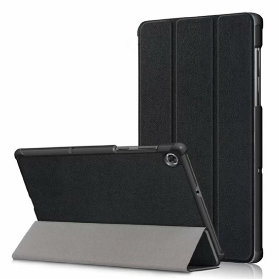 Picture of Riff Smart Leather Sāniski atverams maks priekš Samsung Galaxy Tab A 10.5 T595/T590 Black