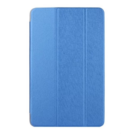 Изображение Riff Texture Planšetdatora maks Tri-fold Stand Leather Flip priekš Huawei MediaPad T3 7.0 B.Blue