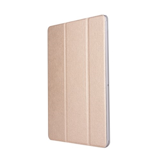 Picture of Riff Texture Planšetdatora maks Tri-fold Stand Leather Flip priekš Huawei MediaPad T3 7.0 Gold