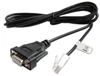 Picture of APC AP940-0625A cable gender changer DB9 RJ45 Black