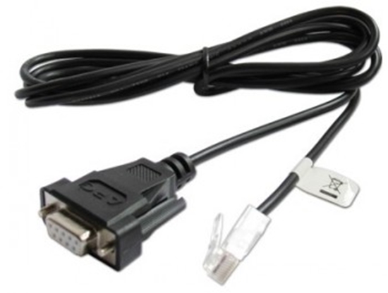 Picture of APC AP940-0625A cable gender changer DB9 RJ45 Black