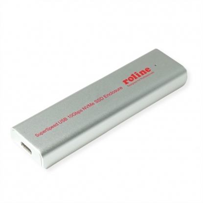 Attēls no ROLINE External Type M.2 NVMe SSD Enclosure with USB 3.2 Gen 2 Type C