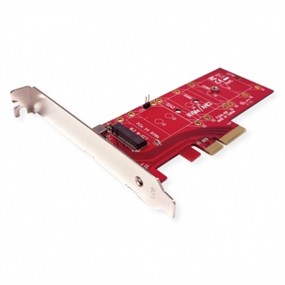 Attēls no ROLINE PCIe 4.0 x4 3.3V5A Host Adapter for PCIe-NVMe M.2 110mm SSD