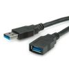 Picture of ROLINE USB 3.0 Cable, Type A M - A F 0.8 m