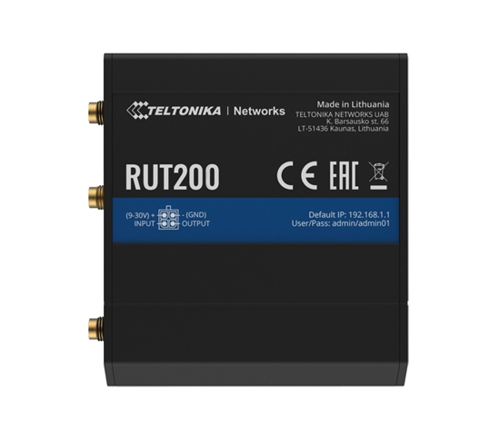Picture of Router 4G/LTE RUT200 (Cat 4), 3G, 2G, WIFI, Ethernet