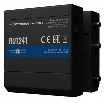 Изображение Router LTE RUT241 (Cat 4), 2G, WiFi, Ethernet