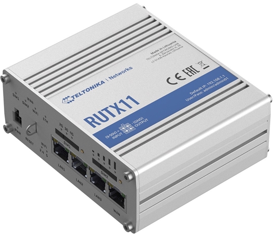 Изображение Router LTE RUTX11(Cat 6), WiFi, BLE, GNSS, Ethernet