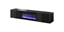 Attēls no RTV cabinet SLIDE 200K with electric fireplace 200x40x37 cm all in gloss black