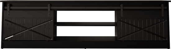 Picture of RTV GRANERO 200x56.7x35 black/black gloss cabinet