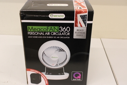 Attēls no SALE OUT.  | MEACO | Air Circulator MeacoFan 360 | Table Fan | USED AS DEMO, SCRATCHES ON GLOSSY SURFACE | White | Number of speeds 12 | Oscillation | 10 W | No