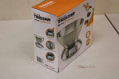 Picture of SALE OUT. Tristar KW-2436 Kitchen scale, Stainless steel Tristar | Kitchen scale | KW-2436 | Maximum weight (capacity) 5 kg | Graduation 1 g | Display type LCD | Metal steel | DAMAGED PACKAGING