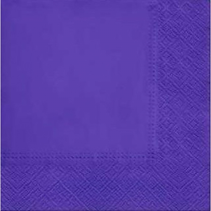 Attēls no Salvetes 33x33cm Unicolor violetas