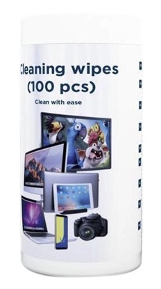 Изображение Salvetes Gembird Cleaning wipes TFT / LCD 100 gab
