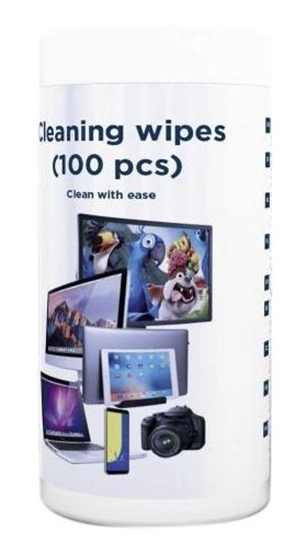 Изображение Salvetes Gembird Cleaning wipes TFT / LCD 100 gab