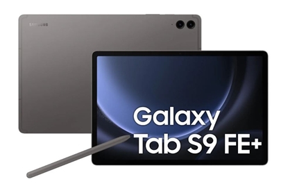 Attēls no Samsung Galaxy Tab S9 FE+ 128 GB 31.5 cm (12.4") Samsung Exynos 8 GB Wi-Fi 6 (802.11ax) Android 13 Grey