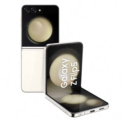 Attēls no Samsung Galaxy Z Flip5 SM-F731B 17 cm (6.7") Dual SIM Android 13 5G USB Type-C 8 GB 256 GB 3700 mAh Cream
