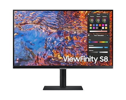 Attēls no Samsung LS27B800PXPXEN computer monitor 68.6 cm (27") 3840 x 2160 pixels 4K Ultra HD LED Black