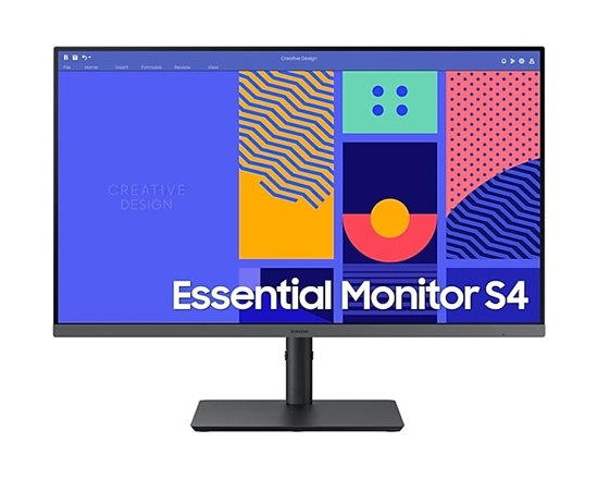 Picture of Samsung Essential Monitor S4 S43GC LED display 68.6 cm (27") 1920 x 1080 pixels Full HD Black