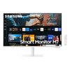 Picture of LCD Monitor|SAMSUNG|S27CM703UU|27"|TV Monitor/Smart/4K|Panel VA|3840x2160|16:9|60Hz|Matte|4 ms|Speakers|Swivel|Height adjustable|Tilt|Colour White|LS27CM703UUXDU