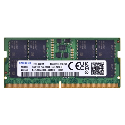 Attēls no Samsung SO-DIMM 16GB DDR5 1Rx8 5600MHz PC5-44800 M425R2GA3BB0-CWM