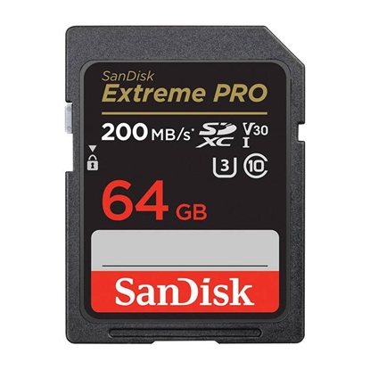 Attēls no SanDisk 64GB SDXC Extreme PRO