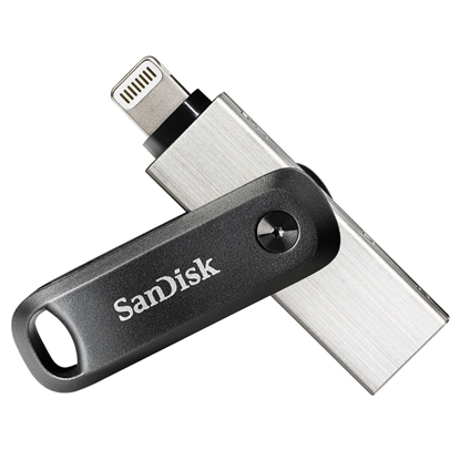 Picture of SanDisk SDIX60N-128G-GN6NE USB flash drive 128 GB 3.2 Gen 1 (3.1 Gen 1) Grey, Silver